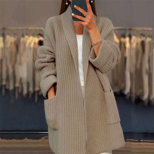 Fashionable long-sleeved cardigan for women | Casual 0