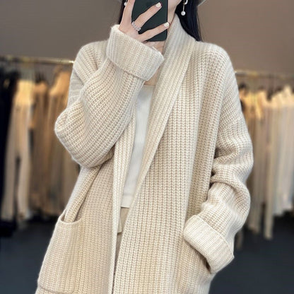 Fashionable long-sleeved cardigan for women | Casual 2