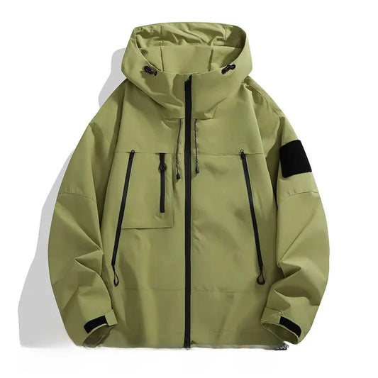 Fashionable softshell jacket for men | With hood 0