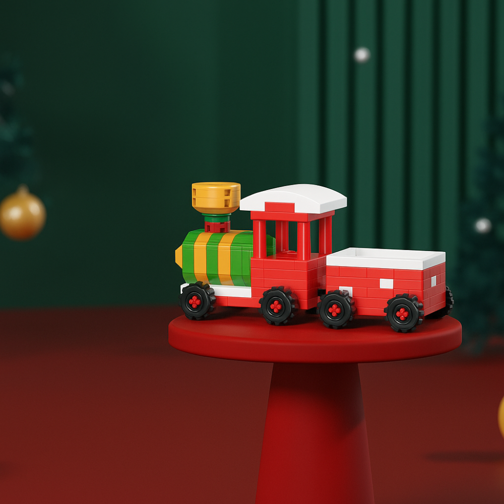 FestiveBlocks | Creative Building Toy Set for Family Holiday Fun 5