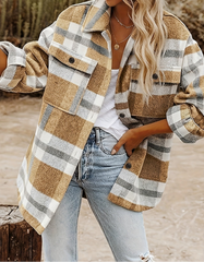 Fiona | CozyCheck Oversized Plaid Shacket 2