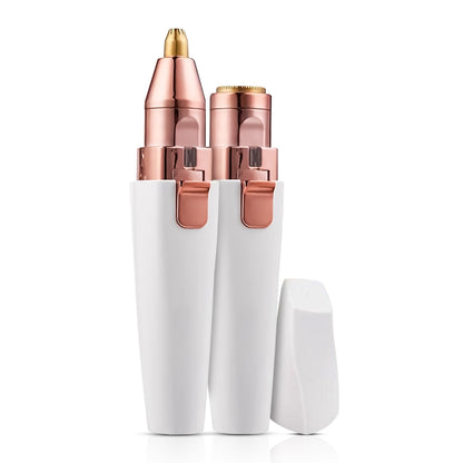 FlawlessBrow - Dual Trimmer for Brows & Face in White Design 0