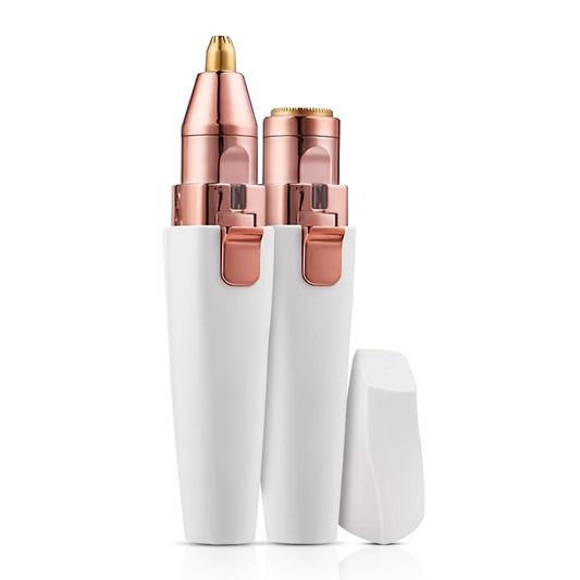 FlawlessBrow - Dual Trimmer for Brows & Face in White Design 0