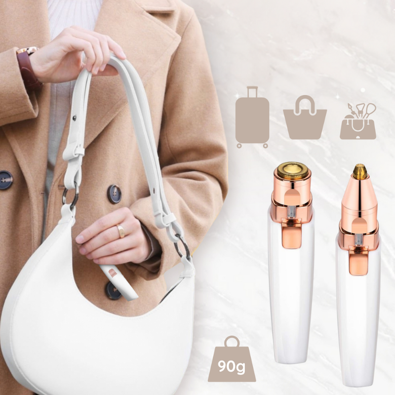 FlawlessBrow - Dual Trimmer for Brows & Face in White Design 4