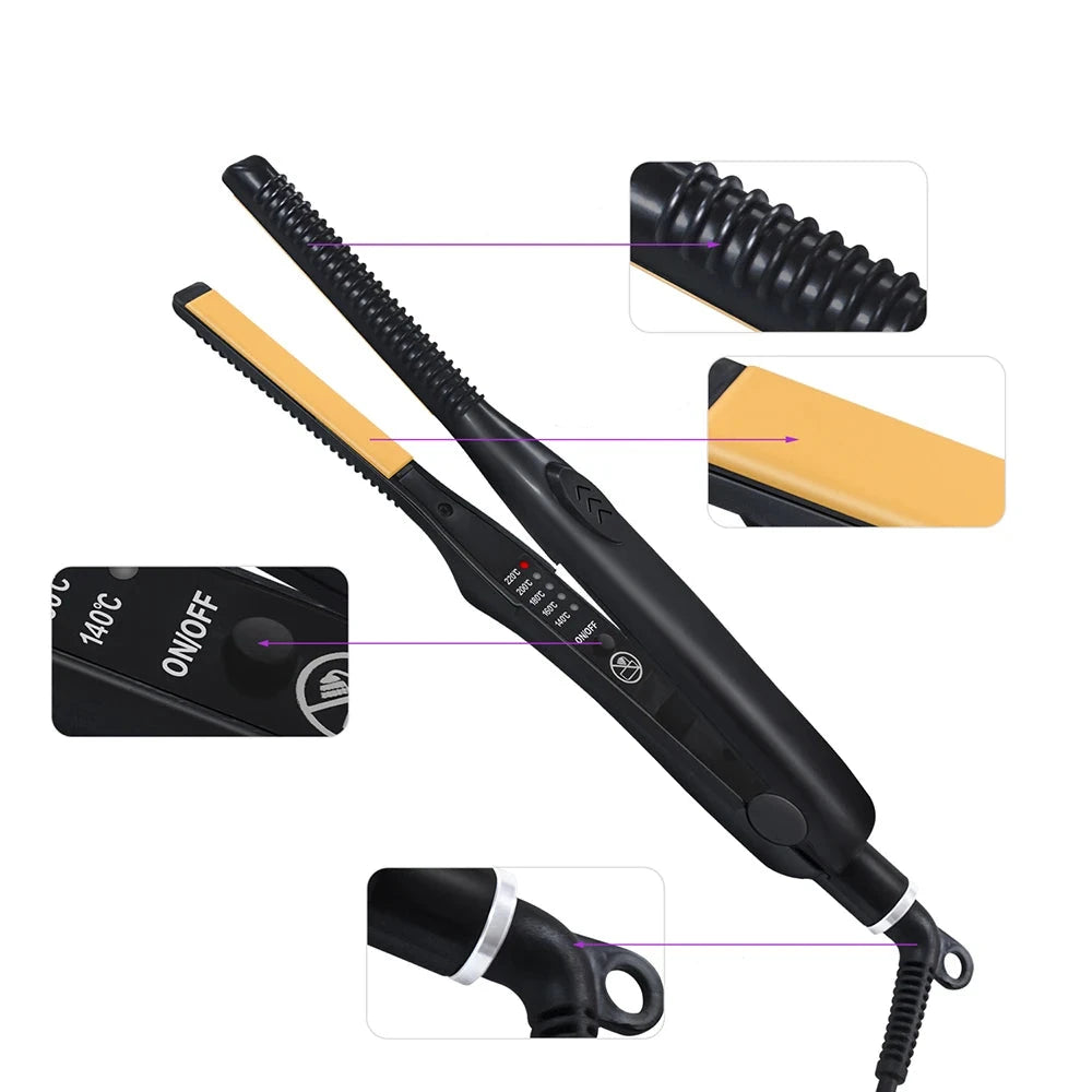 FlexiCurl - 2-in-1 Mini Straightener & Curler 4
