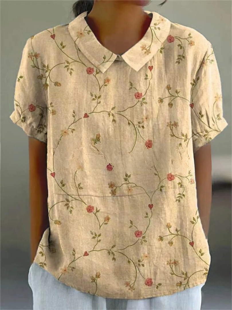  FLORA | Floral Shirt with flowers-3