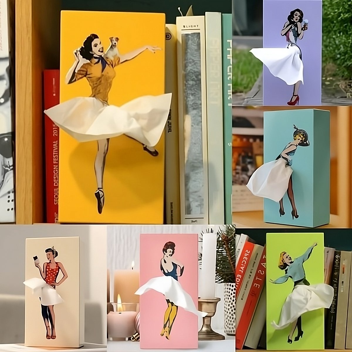Flying Skirt Tissue Box 0