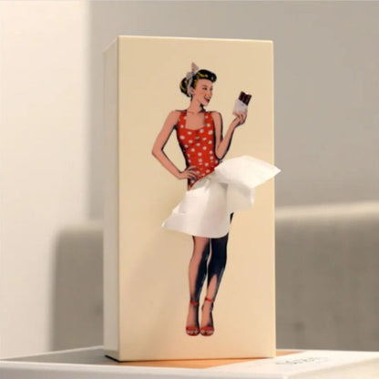 Flying Skirt Tissue Box 4