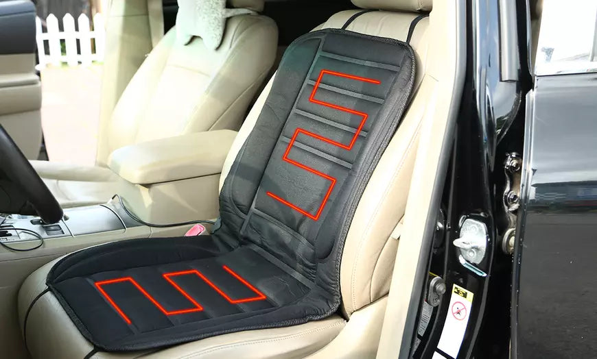 Full Coverage Heated Winter Car Seat Warmer Cushion Pad 5