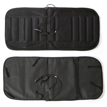 Full Coverage Heated Winter Car Seat Warmer Cushion Pad 7
