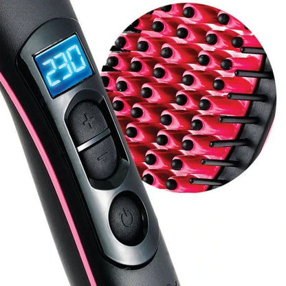 GlamComb - Electric Heated Straightener Brush 2