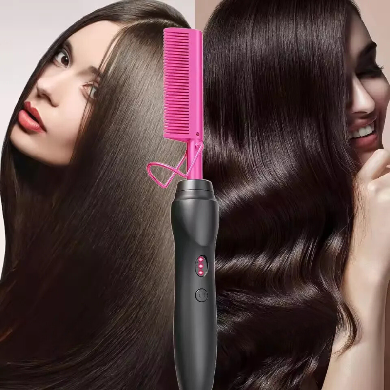 GlamPress - Portable Hair Styling & Beard Comb 2