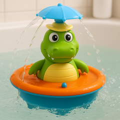 GlowGator | Light-Up Floating Crocodile Bath Toy for Engaging Water Play 1