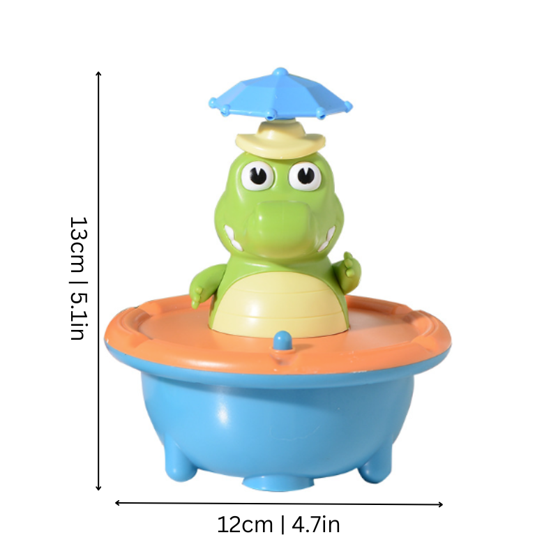 GlowGator | Light-Up Floating Crocodile Bath Toy for Engaging Water Play 2