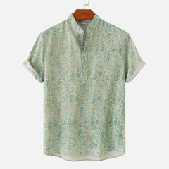 ELTON | Abstract Print Shirt for Men-2