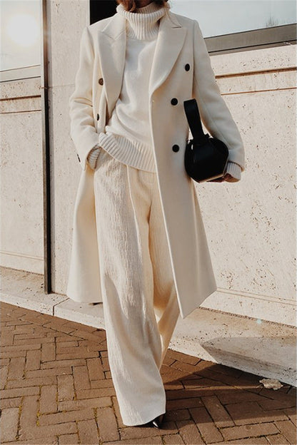 Hain | Women's Double-Breasted Long Trench Coat | Winter 1