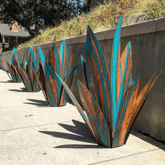 Handmade Waterproof Solar Agave Garden Lamp – Elegant Outdoor Solar Lights for Garden Illumination 0