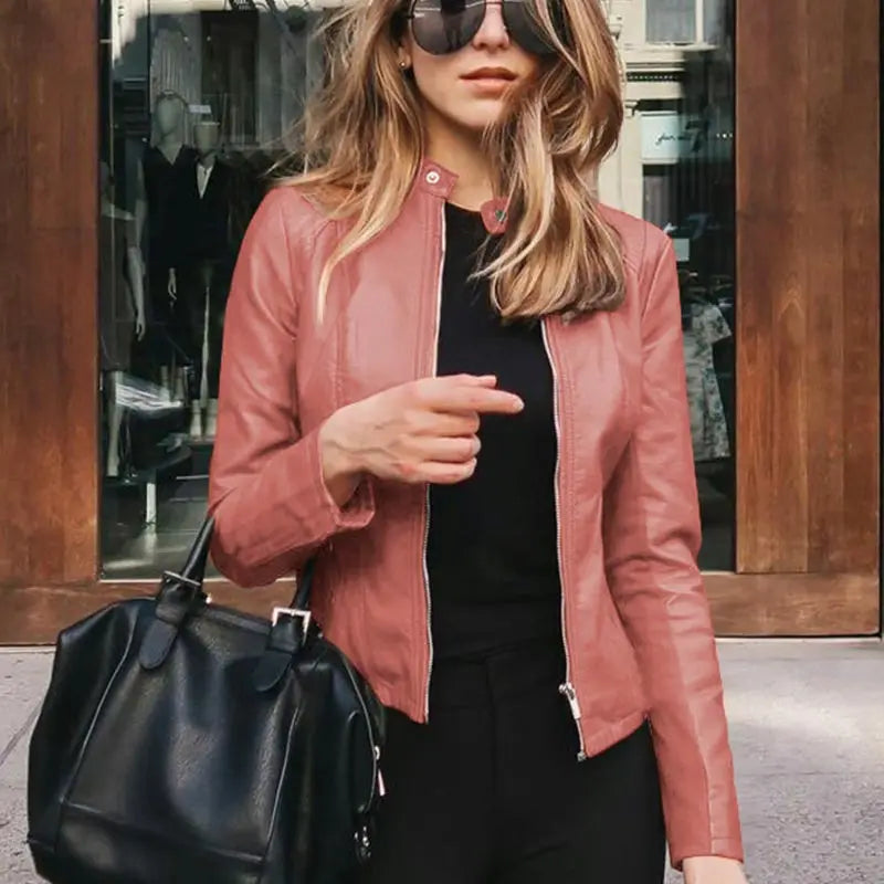 Harriet | Chic Zip-Up Moto Jacket 14