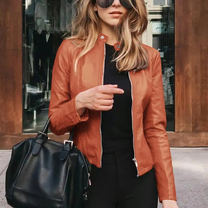 Harriet | Chic Zip-Up Moto Jacket 15