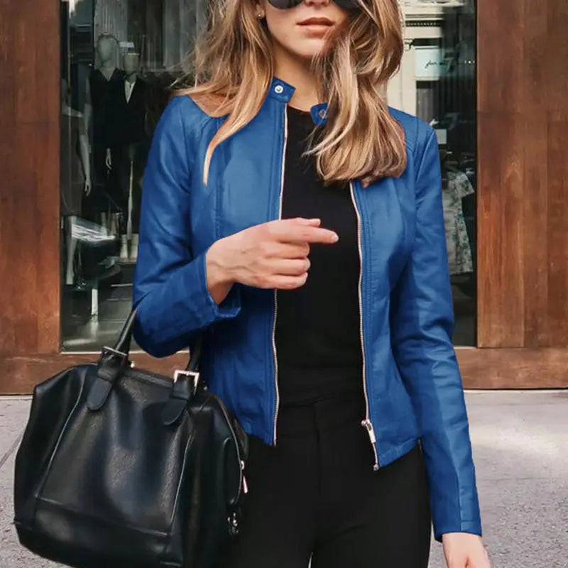Harriet | Chic Zip-Up Moto Jacket 7