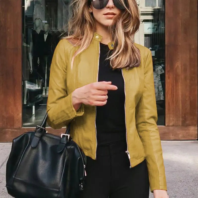 Harriet | Chic Zip-Up Moto Jacket 9
