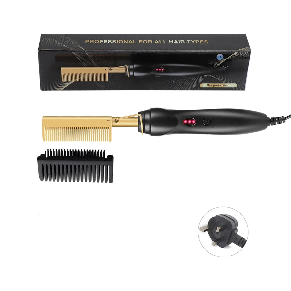 HeatMaster - Portable Electric Beard & Hair Styling Comb 1