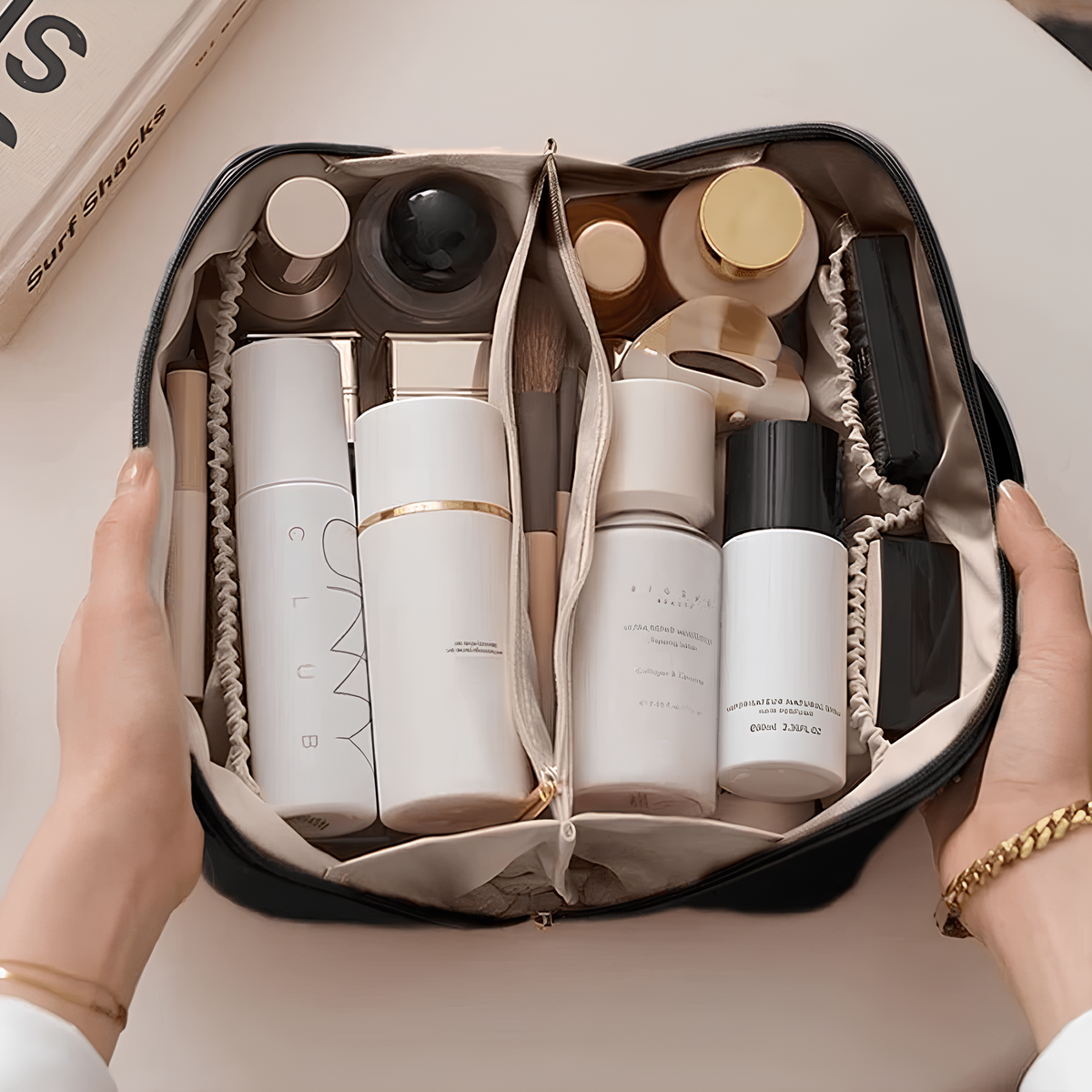 Livia | Chic and Stylish Travel Cosmetic Clutch 3
