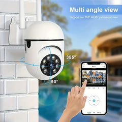 Intelligent wireless monitoring camera with 1080p HD resolution, color night vision, two-way audio, indoor/outdoor use 2