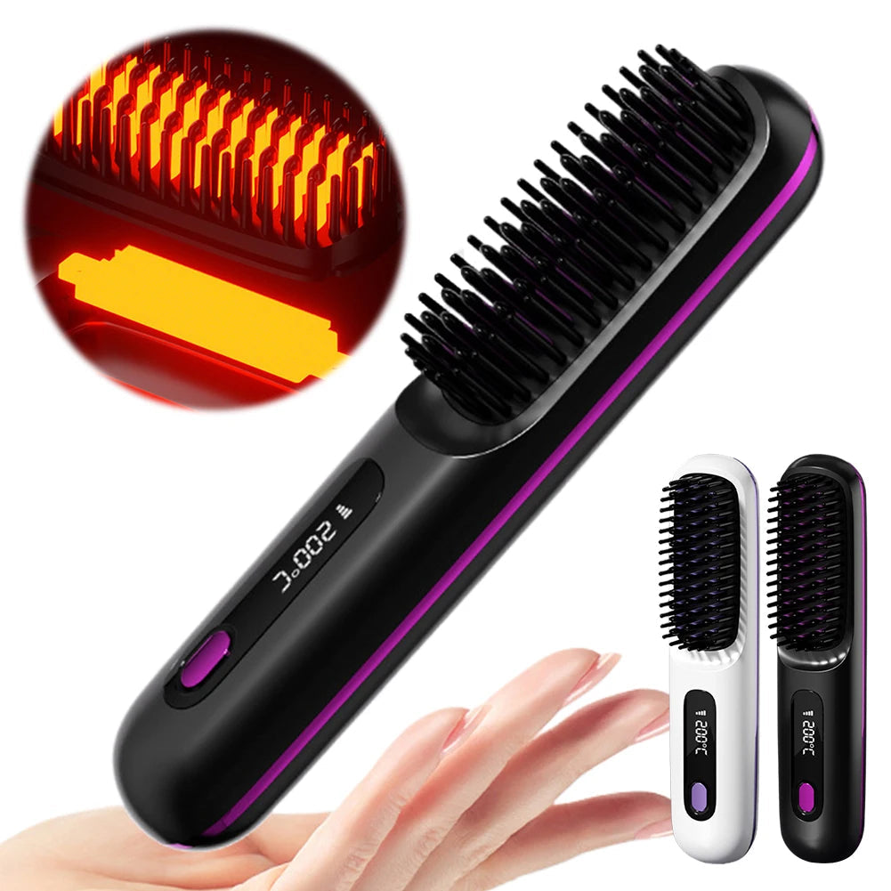 IonGlow - Protective Ceramic Hair Styling Comb 1