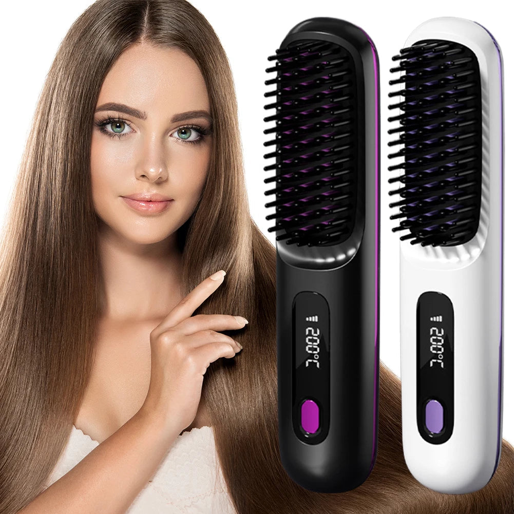 IonGlow - Protective Ceramic Hair Styling Comb 2