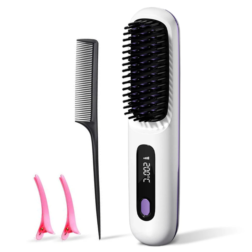 IonGlow - Protective Ceramic Hair Styling Comb 5