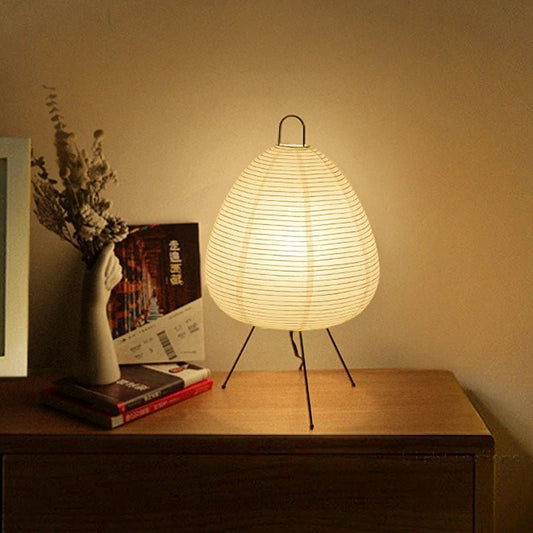 Japanese rice paper lamp 0