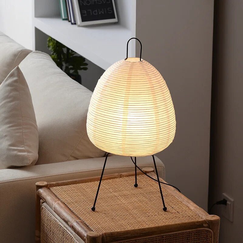Japanese rice paper lamp 4