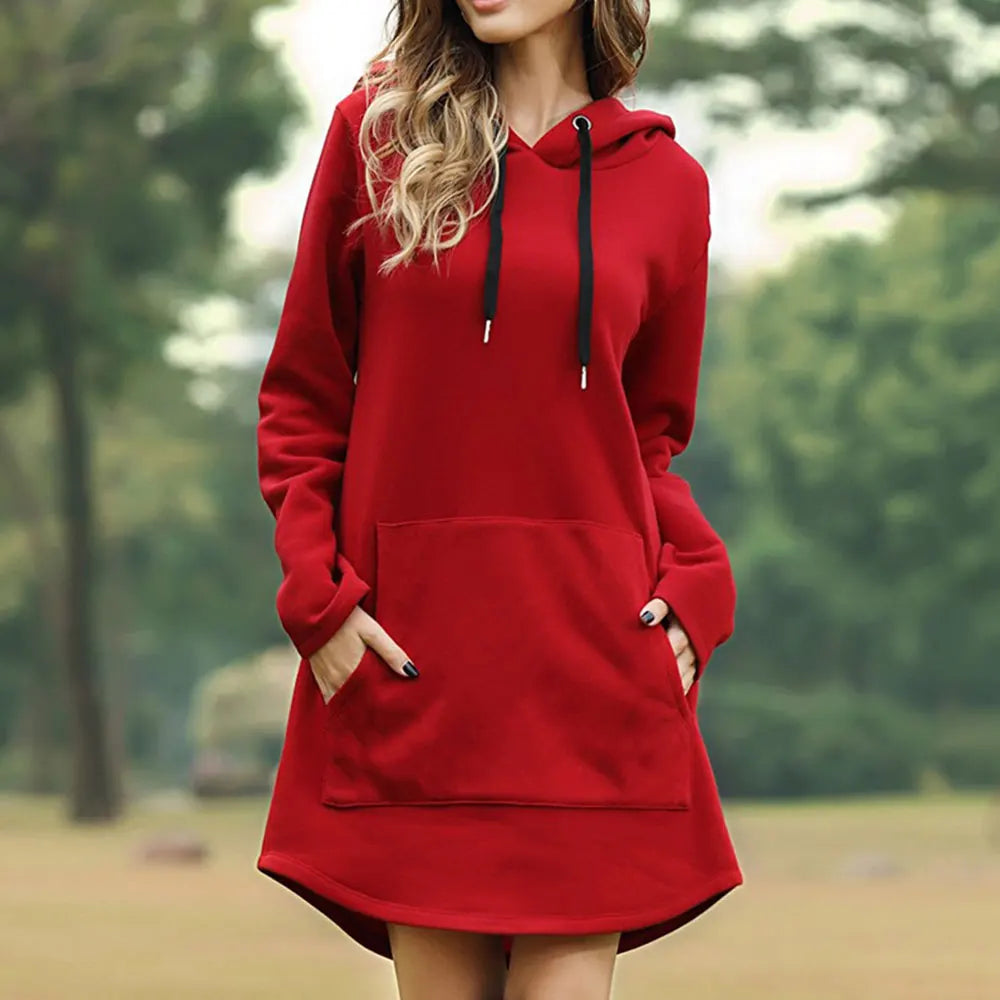  Sierra | Stylish and Comfy Hoodie Dress-3