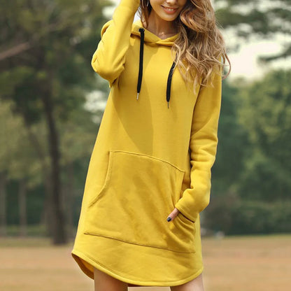  Sierra | Stylish and Comfy Hoodie Dress-2