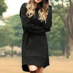  Sierra | Stylish and Comfy Hoodie Dress-1