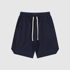  Men's retro twill cotton loose fitting sport shorts-2
