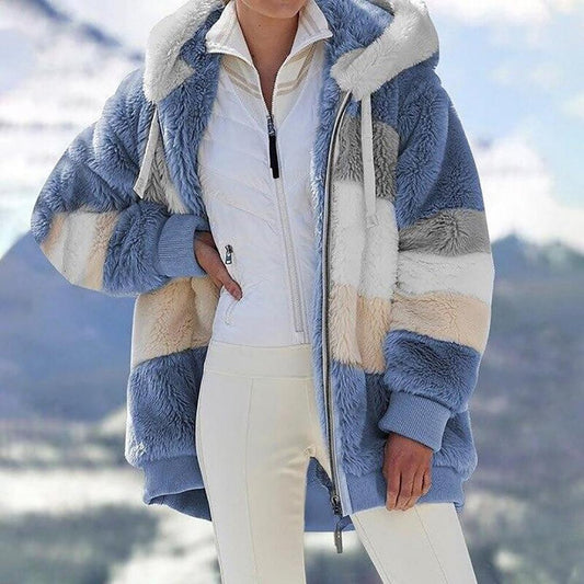 KAREN | Fluffy Warm Oversized Hoodie Coat 0