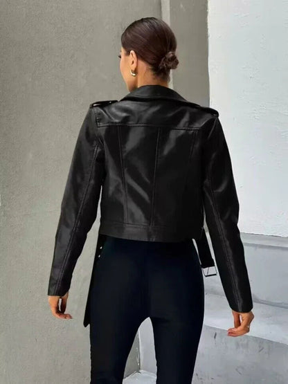Kaia | Midnight Rebel Moto Jacket 4
