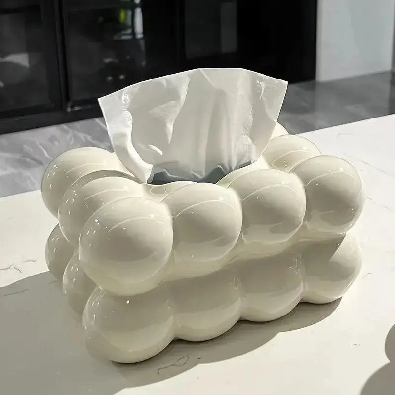 GraceBox - Elegant Ceramic Tissue Holder-1