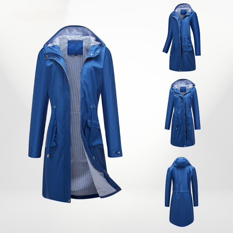 LIZAYA | Elegant Trenchcoat Drawstrings 3