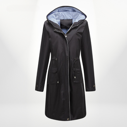 LIZAYA | Elegant Trenchcoat Drawstrings 7