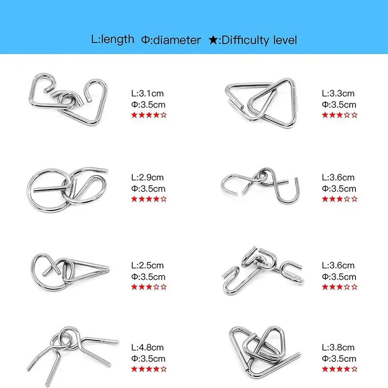 LogicCraft | Creative Metal Puzzle Toy for Cognitive Skill Building 4