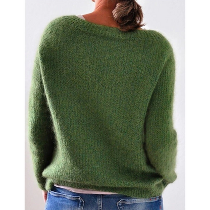 Long-sleeved knitted sweater for women | Warm 1