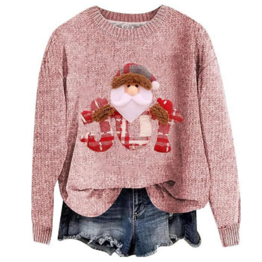 Long-sleeved round neck sweater for women | Warm 0