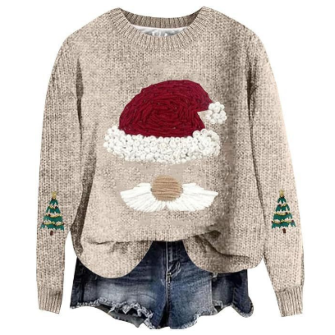 Long-sleeved round neck sweater for women | Warm 7