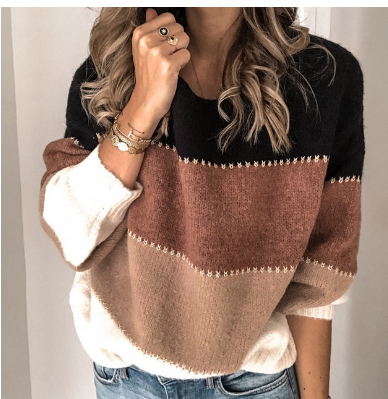 Long-sleeved vintage knitted sweater for women | Warm 4