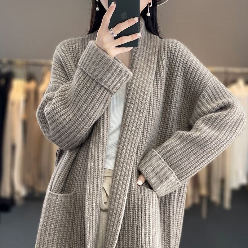 Long Knitted Cardigan For Women | Warm 1