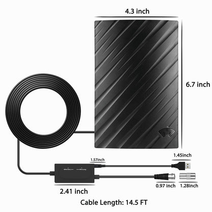 Long Range Indoor HDTV 4K Digital Antenna 600 Miles 8