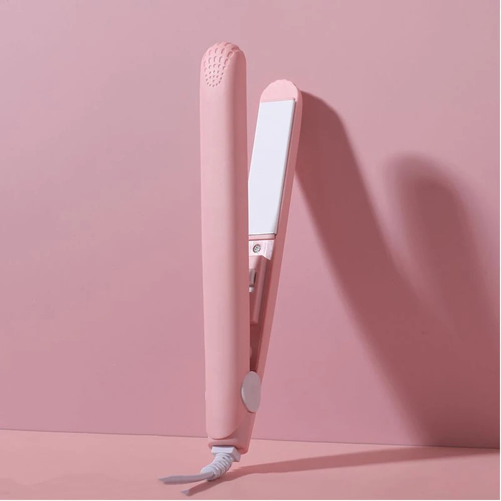 LuxePink - Floating Plate Straightener & Curler 0